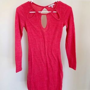 Charolette Russe Pink Bodycon Slim Dress XS